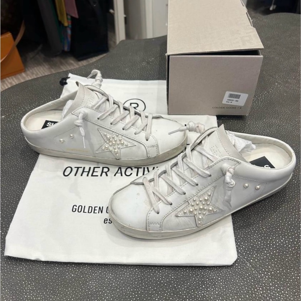 Golden Goose Sabot Mule Sneakers Size 39